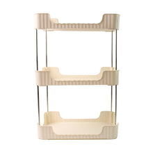 3 - Tier Multipurpose Storage Organizer Rack Shelf (1 Set) - justgrabit.in | Just Grab It