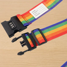 Heavy - Duty Rainbow Webbing with 3 - Digit Code Lock - justgrabit.in | Just Grab It