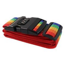 Heavy - Duty Rainbow Webbing with 3 - Digit Code Lock - justgrabit.in | Just Grab It