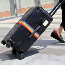 Heavy - Duty Rainbow Webbing with 3 - Digit Code Lock - justgrabit.in | Just Grab It