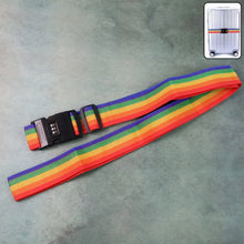Heavy - Duty Rainbow Webbing with 3 - Digit Code Lock - justgrabit.in | Just Grab It