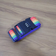 Heavy - Duty Rainbow Webbing with 3 - Digit Code Lock - justgrabit.in | Just Grab It