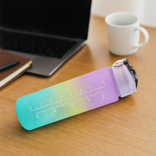 Motivational Water Bottle with Straw & Time Marker - justgrabit.in | Just Grab It