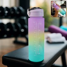 Motivational Water Bottle with Straw & Time Marker - justgrabit.in | Just Grab It
