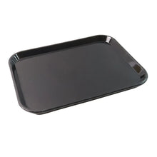 Plastic Serving Tray / Plate – 40 × 30 cm (1 Pc / Black) - justgrabit.in | Just Grab It
