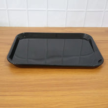 Plastic Serving Tray / Plate – 40 × 30 cm (1 Pc / Black) - justgrabit.in | Just Grab It