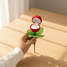 Romantic Artificial Rose Ring Box Stick – 2 Piece Flower Shaped - justgrabit.in | Just Grab It