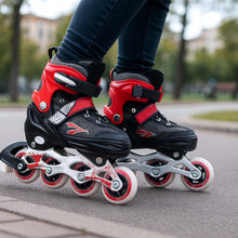 Professional Adjustable Inline Skates for Kids and Adults (Medium / 1 Pair) - justgrabit.in | Just Grab It