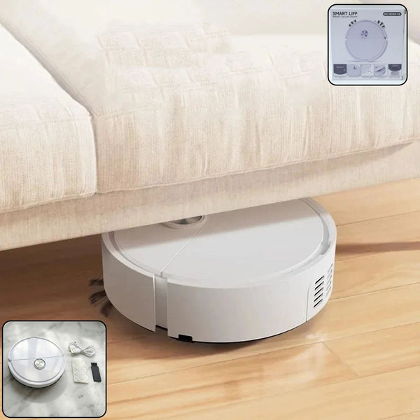 Robotic Vacuum Cleaner with Mopping Function (1 PC) - justgrabit.in | Just Grab It