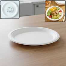 Vegnar Disposable Round Food Serving Plate (10 Pc) - justgrabit.in | Just Grab It