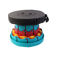 Collapsible Stool with Handle for Portable Seating (44x25.5 cm) - justgrabit.in | Just Grab It