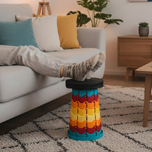 Collapsible Stool with Handle for Portable Seating (44x25.5 cm) - justgrabit.in | Just Grab It
