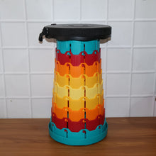 Collapsible Stool with Handle for Portable Seating (44x25.5 cm) - justgrabit.in | Just Grab It