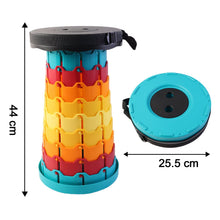 Collapsible Stool with Handle for Portable Seating (44x25.5 cm) - justgrabit.in | Just Grab It