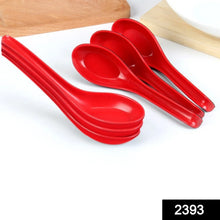 Microwave Safe, Unbreakable, Colorful Soup / Dessert Spoons, Food Grade Set of 6 Pcs, - Justgrabit Inc.