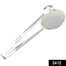2In1 Stainless Steel Filter Spoon with Clip Food Kitchen Oil - Frying Multi - Functional - Justgrabit Inc.