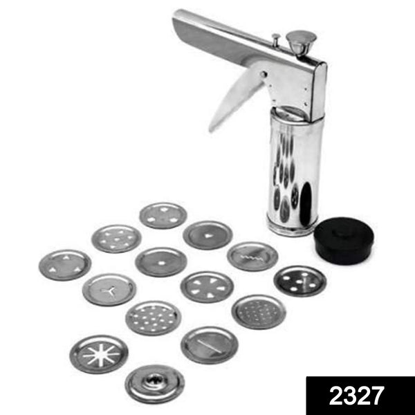15 in 1 Stainless Steel Kitchen Press with Different Parts - Justgrabit Inc.