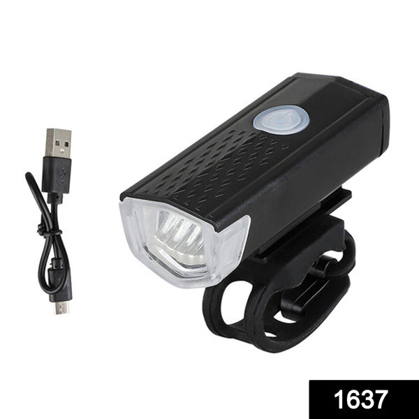 USB Rechargeable 400 Lumen Bicycle Front Headlight Cycle Light Set - justgrabit.in | Just Grab It