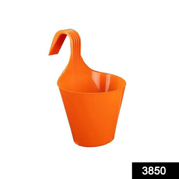 Plastic Hanging Planter Pot, Multicolour, - Justgrabit Inc.