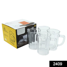 Unbreakable Drinking Plastic Type Glass Set, Beer Mug, Set of 4 PCs, Transparent - Justgrabit Inc.