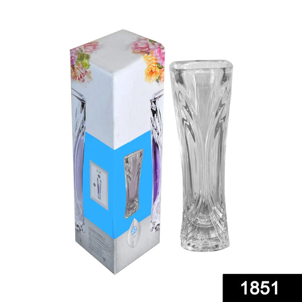 Glass Flower Pot, Crystal Clear Vase for Living - Justgrabit Inc.