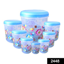 Air Tight Plastic Transparent Container Set (10000ml, 7000ml, 5000ml, 3000ml, 2000ml, 1000ml, 750ml, 500ml) - Justgrabit Inc.