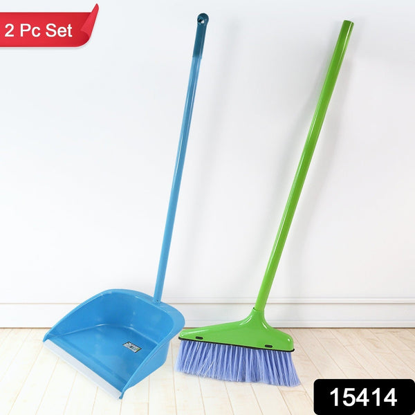 HANDLE DUSTPAN AND BRUSH FOR SWEEPING & CLEANING DUST, Supdi - justgrabit.in | Just Grab It