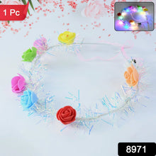 LED Flower Crown Headband – Multicolor Light - Up (1 Pc), Hair accessories - Justgrabit Inc.