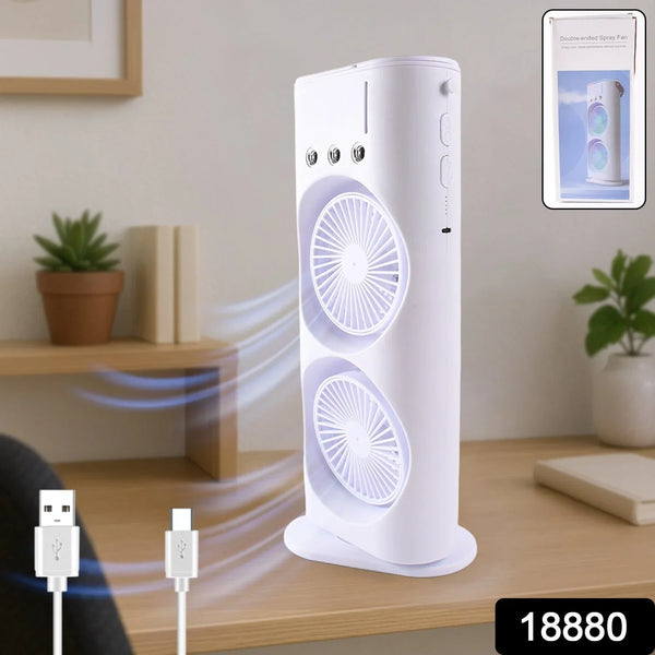 Portable Tower Mist Spray Cooling Fan, Air Cooling Fan (1 Pc) - Justgrabit Inc.