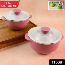 Apex Premium Plastic Serving Bowl Set with Lids (2 Pc) - Justgrabit Inc.