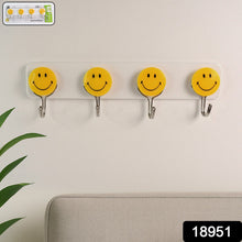 Multipurpose Self - Adhesive 4 hooks for wall Hook (1 Pc) - justgrabit.in | Just Grab It