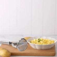Supermom Stainless Steel Potato Masher with Stylish Handle (1 Pc) - Justgrabit Inc.