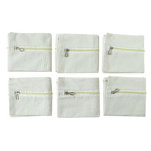 Zip Closure Saree Storage Bag (14.5x16.5 cm, Pack of 6) - justgrabit.in | Just Grab It
