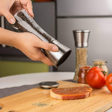 Premium Stainless Steel & Glass Manual Spice Grinder (1 Pc) - justgrabit.in | Just Grab It