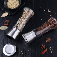 Premium Stainless Steel & Glass Manual Spice Grinder (1 Pc) - justgrabit.in | Just Grab It