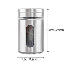 2 in 1 Stainless Steel Spice Jar - justgrabit.in | Just Grab It