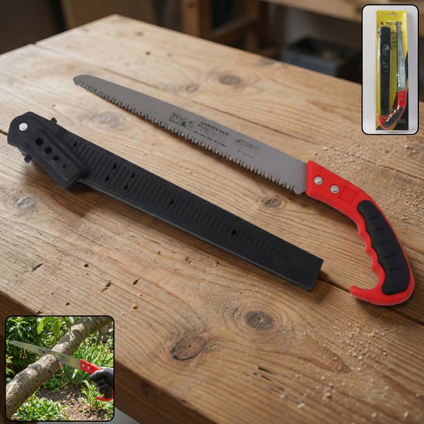 Heavy - Duty 300 MM Manual Garden Pruning Saw (1 Pc) - justgrabit.in | Just Grab It