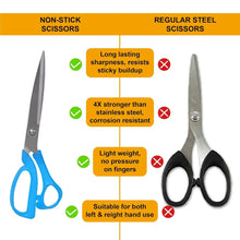 Carbo Titanium Stainless Steel Scissors (10 inch) - justgrabit.in | Just Grab It
