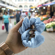 Elegant Soft Fabric Hair Scrunchie (1 Pc) - justgrabit.in | Just Grab It