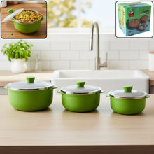 Signature Multipurpose Kitchen Serving Bowl (1000ML,1400ML,2200ML,3 Pc Set) - justgrabit.in | Just Grab It