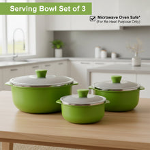 Signature Multipurpose Kitchen Serving Bowl (1000ML,1400ML,2200ML,3 Pc Set) - justgrabit.in | Just Grab It
