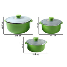 Signature Multipurpose Kitchen Serving Bowl (1000ML,1400ML,2200ML,3 Pc Set) - justgrabit.in | Just Grab It