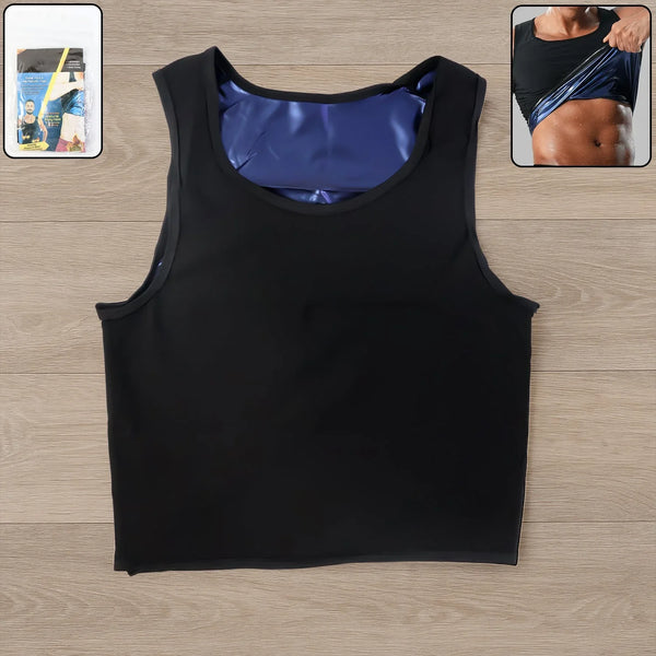 Men’s Slim Fit Sweat Shaper Tank Top (S/M, 1 Pc) - justgrabit.in | Just Grab It