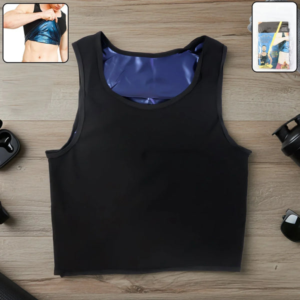 Men’s Slim Fit Sweat Shaper Tank Top (L/XL, 1 Pc) - justgrabit.in | Just Grab It
