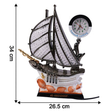 Decorative Ship Shape Clock Lamp (1 Pc) - justgrabit.in | Just Grab It
