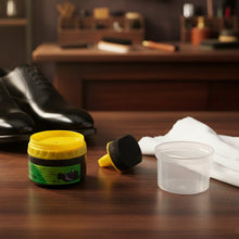 Black Shoe Polish Cream with Built - in Sponge Applicator (60 ML Approx) - justgrabit.in | Just Grab It