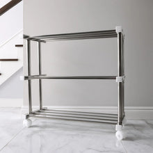 Supermom Stainless Steel Multipurpose Shoe & Storage Rack - (1 pc) - justgrabit.in | Just Grab It