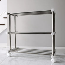Supermom Stainless Steel Multipurpose Shoe & Storage Rack - (1 pc) - justgrabit.in | Just Grab It