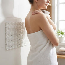 Anti - Slip Bathroom Massage Mat with Suction Cups (33 × 21 cm / 4 Pc) - justgrabit.in | Just Grab It