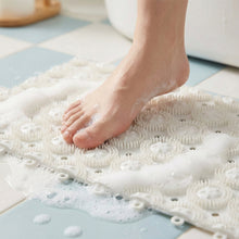 Anti - Slip Bathroom Massage Mat with Suction Cups (33 × 21 cm / 4 Pc) - justgrabit.in | Just Grab It